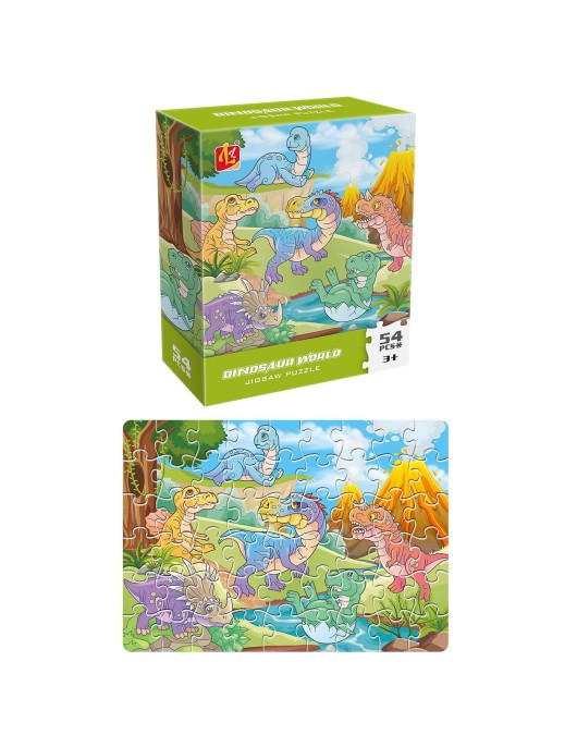 Παζλ 54 τεμ Δεινοσαυράκια 16x20x4cm ToyMarkt 891876