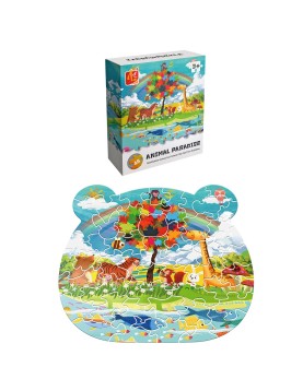 Παζλ 48 τεμ Animal Paradise 11x13x4cm ToyMarkt 891878
