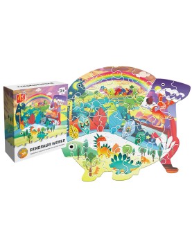 Παζλ 36 τεμ Dinosaur World 11x13x4cm ToyMarkt 891879