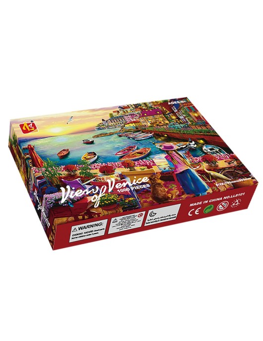 Παζλ 1000 τεμ Πίνακας View Venice 29x20x5cm ToyMarkt 891880