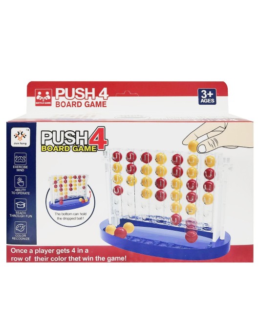 Push 4 on Board Game 25x18x8cm ToyMarkt 891884