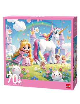 Παζλ 70 τεμ Μονόκερως 25x25x5cm ToyMarkt 891903