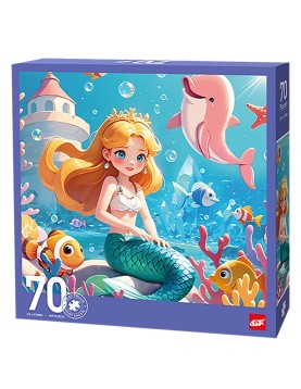 Παζλ 70 τεμ Γοργόνα 25x25x5cm ToyMarkt 891905