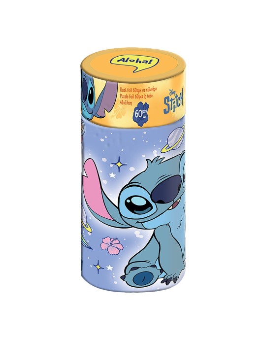 Παζλ 60 τεμ σε Κύλινδρο Stitch 26cm (ύψος) Stitch