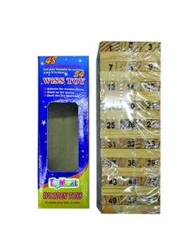 Επιτραπέζιο Πύργος με Τουβλάκια 7,5x23,5x7.5cm ToyMarkt 89348