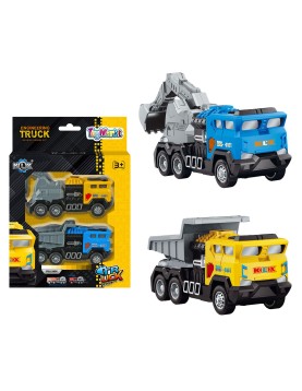 Σετ 2 Δομικά Pull Back σε Κουτί 17x23x5cm ToyMarkt 902255