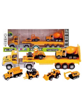 Μεταλλική Νταλίκα Friction &amp; Δομικά Οχήματα 30x11x5cm ToyMarkt 902269