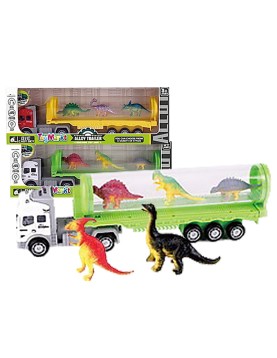 Μεταλλική Νταλίκα Friction &amp; Δεινόσαυροι 30x11x5cm ToyMarkt 902270