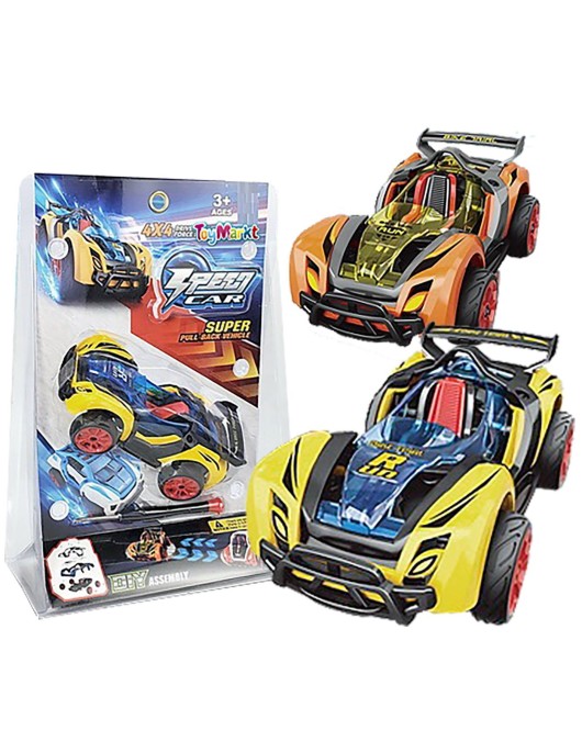 Pull Back Cabrio 10 τεμ diy 20x28x9cm ToyMarkt 902281