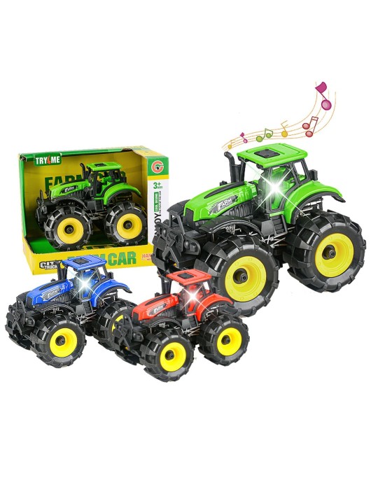 Τρακτέρ Friction με φως & ήχο σε Κουτί 17x14x11cm ToyMarkt 902308