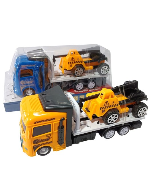 Νταλίκα Friction με Δομικό Pull Back 22x10x8cm ToyMarkt 902314