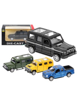 Die Cast Pull Back 1:60 off Road 12x6x5cm ToyMarkt 902317