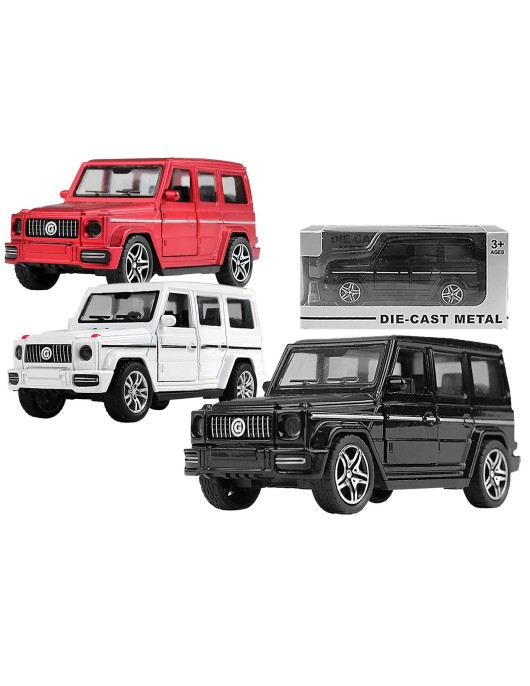 Die Cast Pull Back 1:36 Mersedes off Road 15x7x7cm ToyMarkt 902320