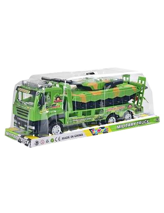 Στρατιωτική Νταλίκα Friction & Τανκ 42x16x13cm ToyMarkt 902325