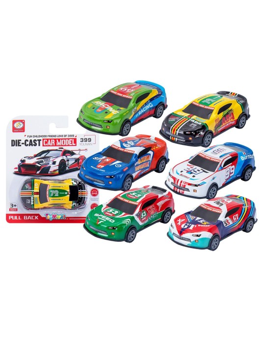 Super car Pull Back σε Καρτέλα 14x16x3cm ToyMarkt 902332