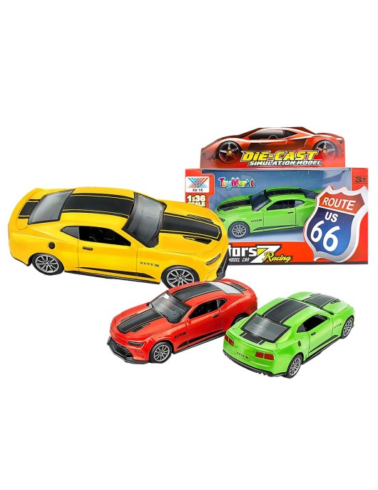 Pull Back Μεταλλικό Route 66 15x12x6cm ToyMarkt 902336