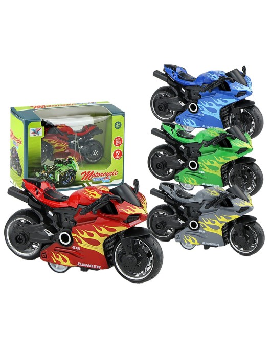 Μότο Μεταλλική Pull Back 1:36 12x8x5cm ToyMarkt 902353