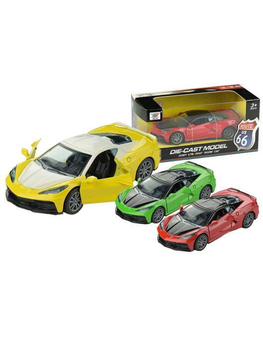 Αμερικάνικο Pull Back Route 66 Open Doors 15x7x7cm ToyMarkt 902355