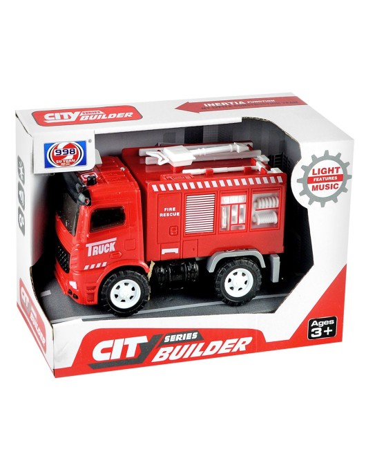 Πυροσβεστική Friction με φως + ήχο 20x14x10cm ToyMarkt 902357