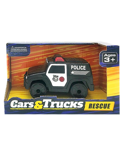 Οχημα Police Friction με φως + ήχο 20x12x8cm ToyMarkt 902359