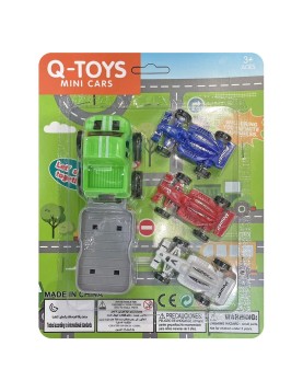 Καρτέλα Mini Cars Pull Back 16x23x5cm ToyMarkt 902362