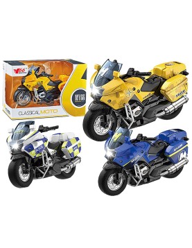 Μότο Μεταλλική Pull Back με Ήχους &amp; φως 15x11x8cm ToyMarkt 902364