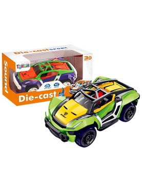 Σπορ Όχημα Pull Back Alloy με Ήχους 16x9x8cm ToyMarkt 902367