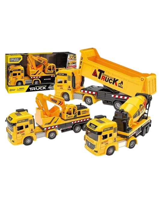 Νταλίκα Friction με Δομικά 3 Σχεδια 26x14x7cm ToyMarkt 902373