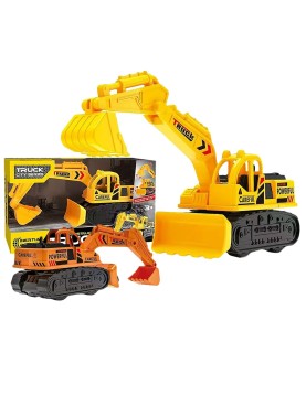 Ερπυστριοφόρο Δομικό Όχημα Friction 18x11x7cm ToyMarkt 902374