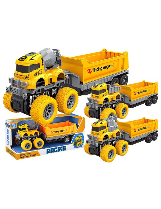 Δομικό Friction με Ρυμούλκα 30x12x11cm ToyMarkt 902382