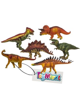 Δεινόσαυροι 6 Σχέδια 16cm Μεχρι 18cm ToyMarkt 911138