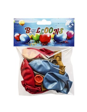 Μεταλλικά Μπαλόνια 12" 15τεμ 30cm ToyMarkt 911263
