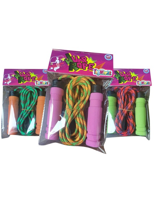 Σχοινάκι με Πλαστικά Χερούλια 248 cm, χερούλι:10,4cm ToyMarkt 911312