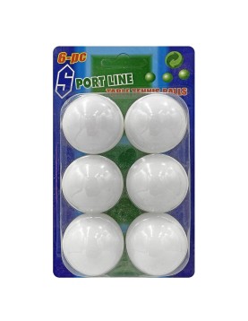 Μπαλάκια Πινγκ Πονγκ σετ=6τεμ 11x18cm ToyMarkt 91188