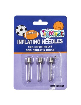 Σετ 3 Βελόνες για Φούσκωμα Μπάλας 9x12,5cm ToyMarkt 911728