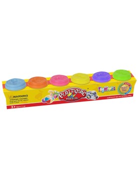 Πλαστελίνη σετ 6 Χρωμάτων 32x6x5cm ToyMarkt 912766