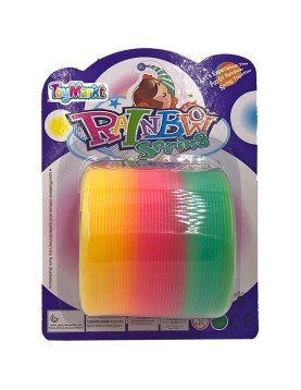 Ελατήριο Rainbow 7.5x6.5cm σε Καρτέλα 12x16x8cm ToyMarkt 913063