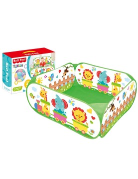 Ανοιχτή Σκηνή (πισίνα) &amp; 40 Μπάλες 5.5cm 45x30x10cm ToyMarkt 913107