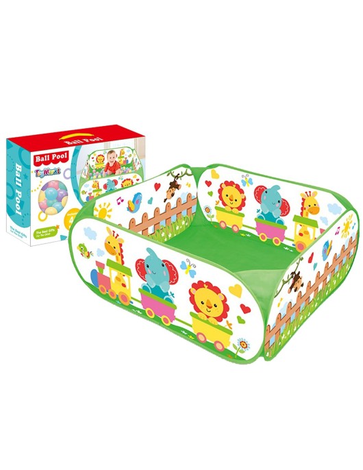 Ανοιχτή Σκηνή (πισίνα) & 40 Μπάλες 5.5cm 45x30x10cm ToyMarkt 913107