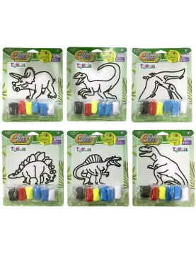 Σετ Πλαστελίνης Δεινοσαυράκια 19x24x3cm ToyMarkt 913115