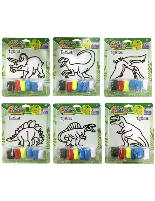 Σετ Πλαστελίνης Δεινοσαυράκια 19x24x3cm ToyMarkt 913115