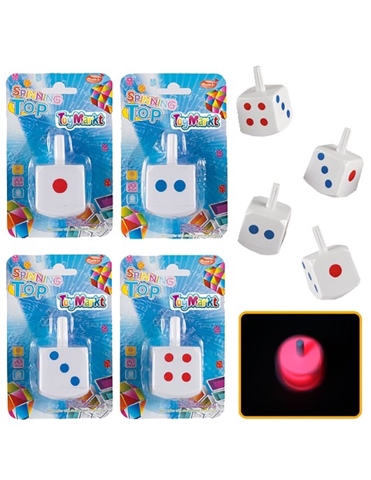 Σβούρα-Ζάρι Μπαταρίας με φως 9x14cm ToyMarkt 913135