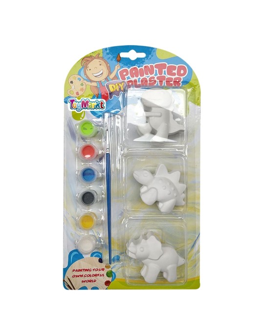 Σετ Χρωματισμού Δεινοσαυράκια σε Καρτέλα 16x30cm ToyMarkt 913138