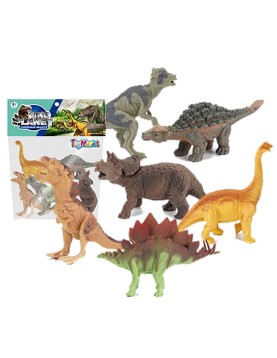 Σετ 6 Δεινόσαυροι 10cm 21x23cm ToyMarkt 913146