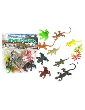 Μικρό σετ 8 Ερπετά 14x16cm ToyMarkt 913155