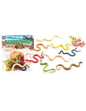 Μικρό σετ 8 Φιδάκια 14x16cm ToyMarkt 913156