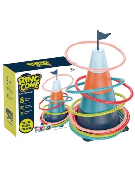Ρίψη Δίσκων με Βάση Κώνο 16x16x7cm ToyMarkt 913198