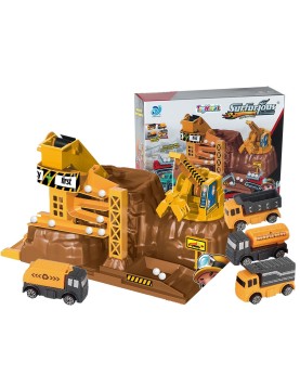 Εργοτάξιο με 1 Δομικό Όχημα 30x23x9cm ToyMarkt 913218