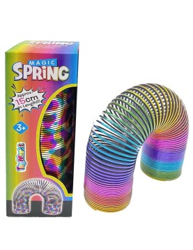 Ελατήριο Rainbow 5x16cm σε Κουτί 16x5x5cm ToyMarkt 913246