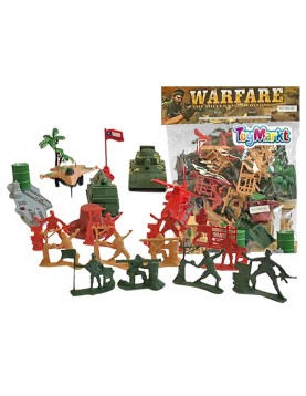 Στρατιωτάκια σε Σακουλάκι Warfare 25x28x7cm ToyMarkt 913255